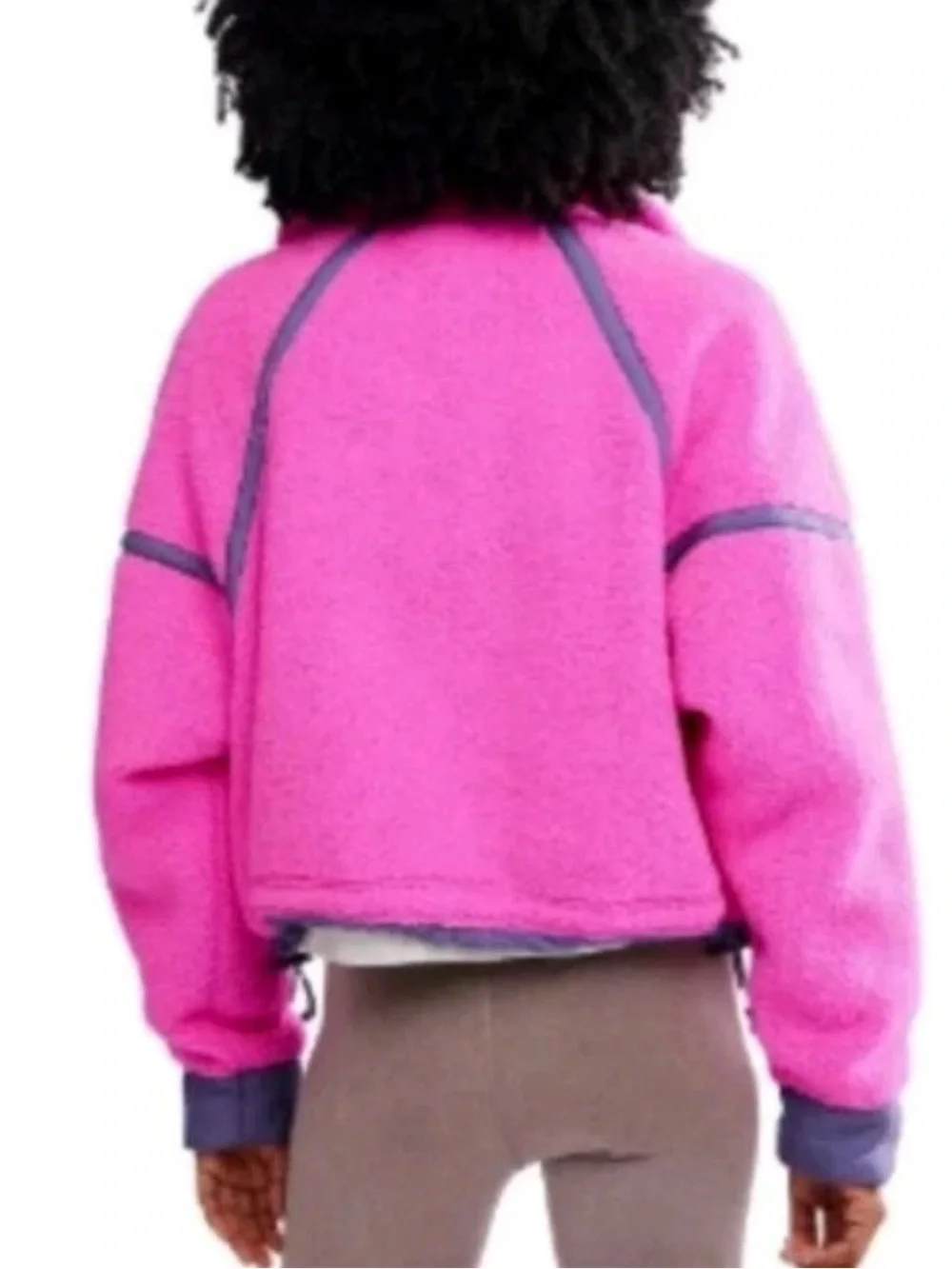 FP Movement Mountain High Half-Zip Fleece, fuchsia flirt colorway, sz S, nwot!🩷